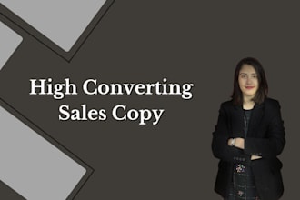 write a sales copy for your coaching business