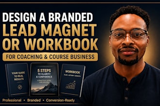design a branded lead magnet or workbook for your coaching or course business