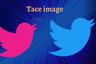 do modern logo tracing, vector image and character