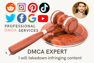 file dmca takedowns for facebook, tiktok and onlyfans