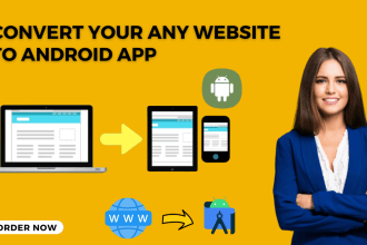 convert your any website to android app with  control panel