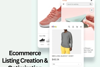 write converting product listing for amazon,ebay,etsy, shopify, walmart
