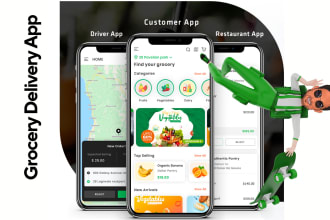 build online grocery delivery app and ordering website