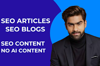 do blog writing or article writing as an SEO content writer