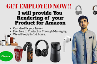 do 3d product design, rendering and animation for amazon