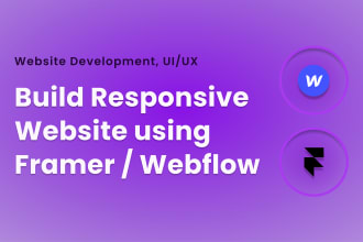 design, redesign framer website or figma to framer