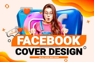 design creative facebook covers and social media ads design