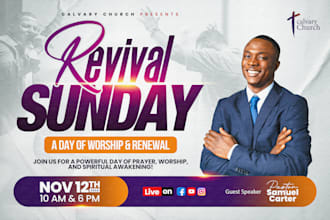design an exceptional church flyer or event flyer