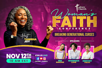 design excellent event flyer or church flyer design