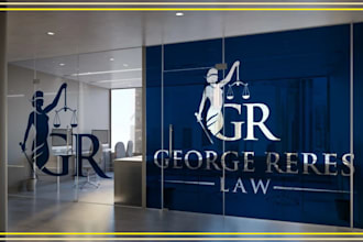 do your logo law firm attorney lawyer or legal design