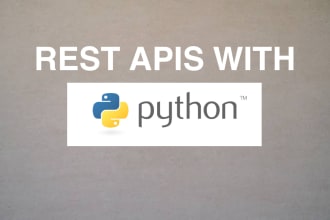 create a rest API using python