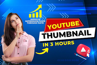 design a unique and perfect youtube and facebook thumbnail