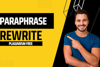 paraphrase, proofread, rewrite, rephrase your content