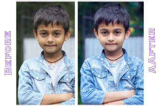 professional colour grade and enhance your photos