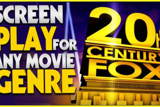 write a hollywood level professional screenplay