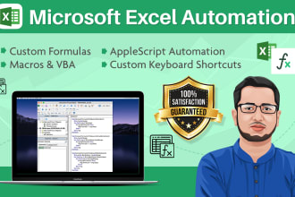 automate excel tasks with formulas, macros and applescript