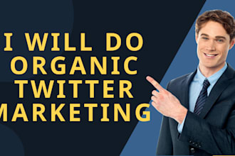 do twitter marketing organically