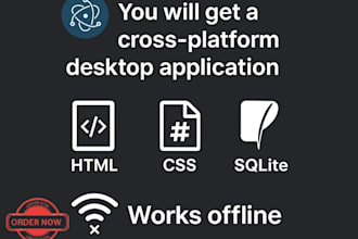 build a crossplatform desktop application with python or electronjs