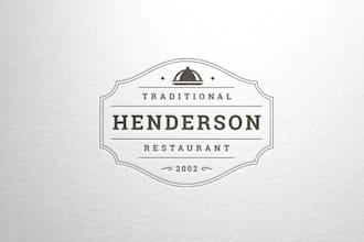 make a beautiful catering logo design