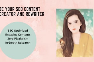 be your SEO content writer