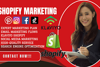 shopify website klaviyo email marketing, shopify sales funnel, shopify marketing
