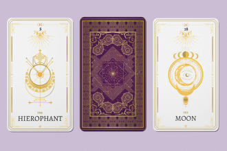 design tarot, oracle or zodiac cards in any style