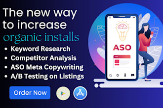 help to increase organic install with app store optimization