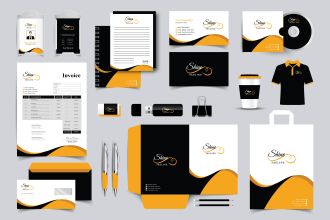 design business card, letterhead, and stationery items