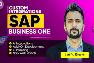 develop custom sap business one solutions and integrations