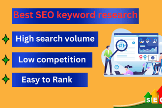 do most demanding SEO keywords research competitor analysis