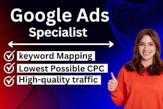 setup and manage your google ads, adwords ppc campaign from beginning