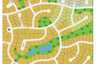 draw vector maps, rv parks, and plat maps, and site plans
