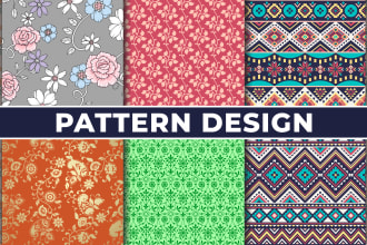 design pattern, seamless pattern, textile pattern, fabric design, or monogram