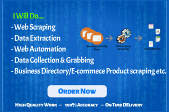 do python API scraper, web bot, browser automation, website crawler, selenium