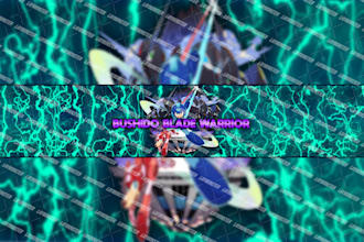 make you an banner for your youtube channel