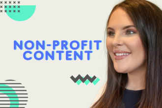 write content for your non profit organization