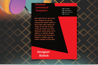 design customized business letterhead templates in ms word