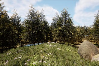 design a photorealistic 3d environment using unreal engine
