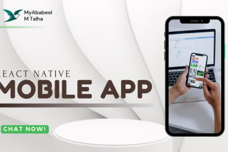make an app in react native, build an android app, or be an ios developer