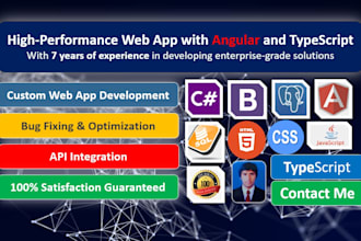 create web app with angular and typescript expert angular