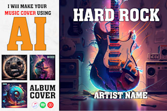 design music album cover art or single cover design