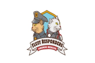 draw your cat, dog or cute animal pet logo design