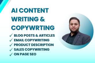 be your ai chat gpt content writer or copywriter