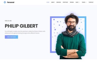 create a personal portfolio, resume website using HTML, CSS, bootstrap