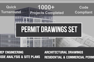 do architecture, mep, hvac, electrical, plumbing, residential, commercial permit