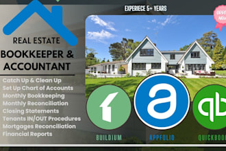 do property management bookkeeping using buildium and appfolio