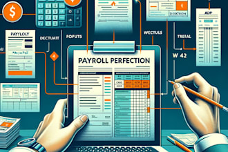do adp paystubs,tax forms,w2, 941, w3 preparation
