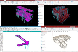 do full steel structural analysis design and steel detailing