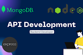 do api development using node js, express js and mongo db