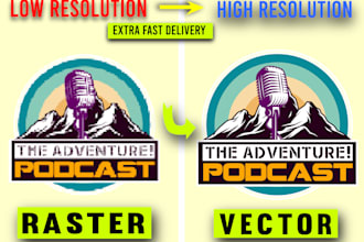 do vector tracing or convert to vector quickly